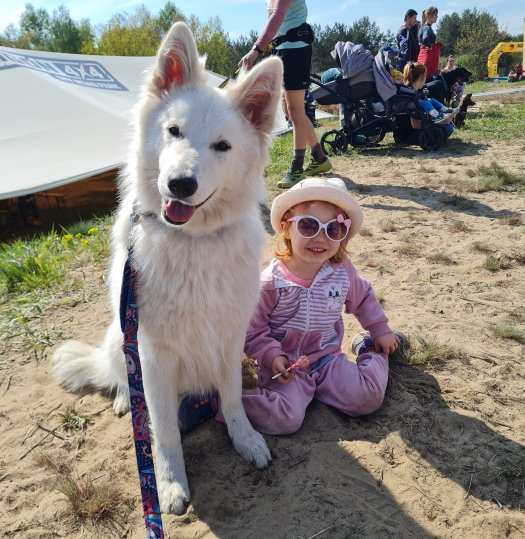 Celebrian kibicowała na biegu