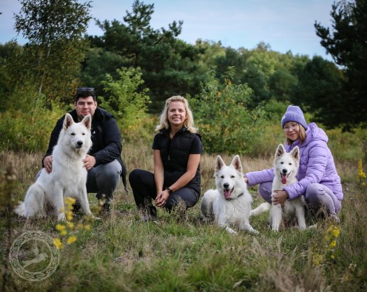 Family walk of White Valhalla Wolves